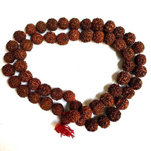 LARGE RUDRAKSHA NECKLACE - Picture 1 of 5